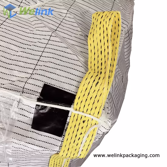 Conductive Type C Bulk Bag Ton Bag 1000kg for Safe Transit in Sensitive Environment FIBC